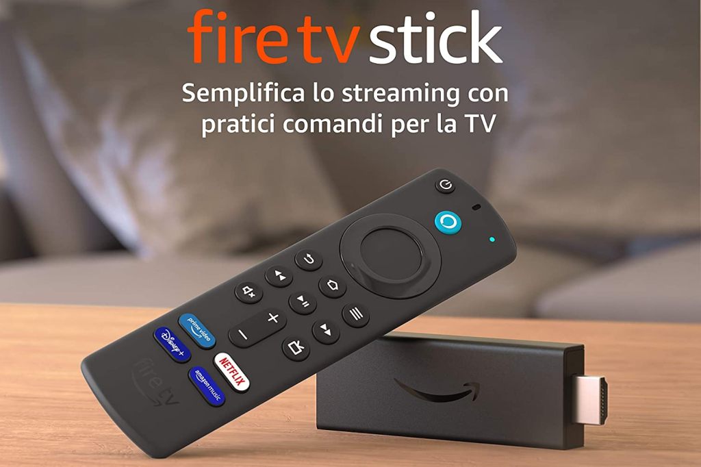 Fire TV Stick z pilotem głosowym Alexa (z komendami telewizyjnymi) | Strumieniowanie HD | Model 2021