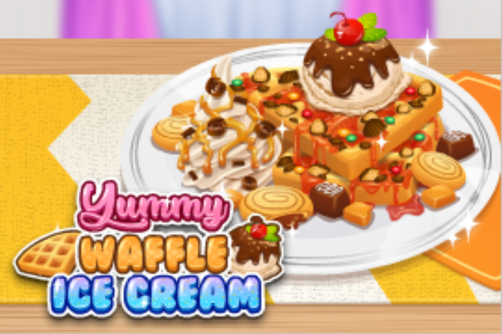 Yummy Waffle Ice Cream